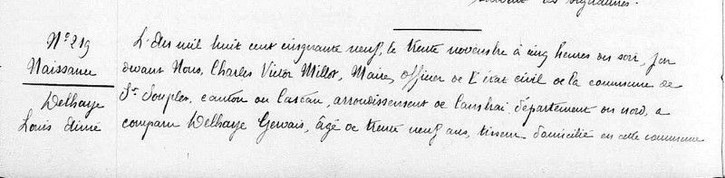Naissance Louis Aimé Delhaye 1859 a.jpg
